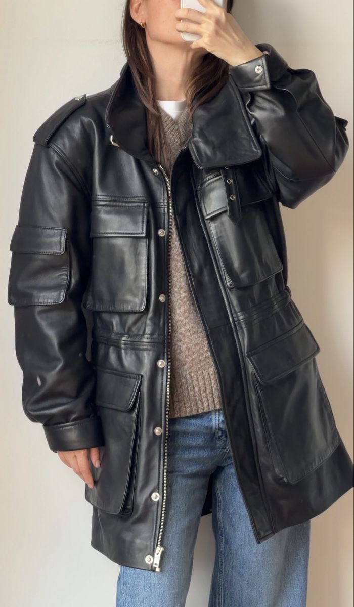Gestuz Giacche: Gestuz leather jacket – Nuovo (secondo la descrizione) da Paradiso venduto da viorea 1