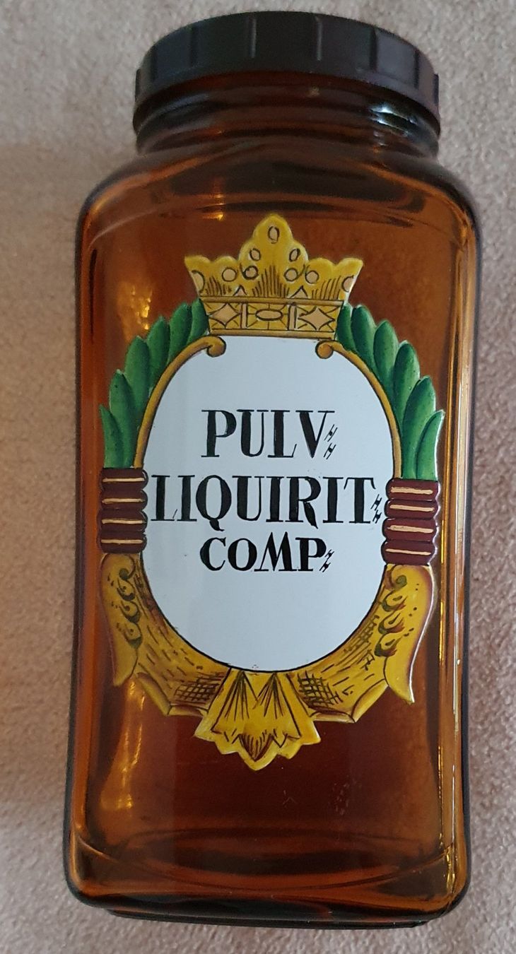 Accessori da laboratorio: 2 alte Apothekerglas Flasche - Emailliert – Usato da Kreuzlingen venduto da Rschweiz1 4