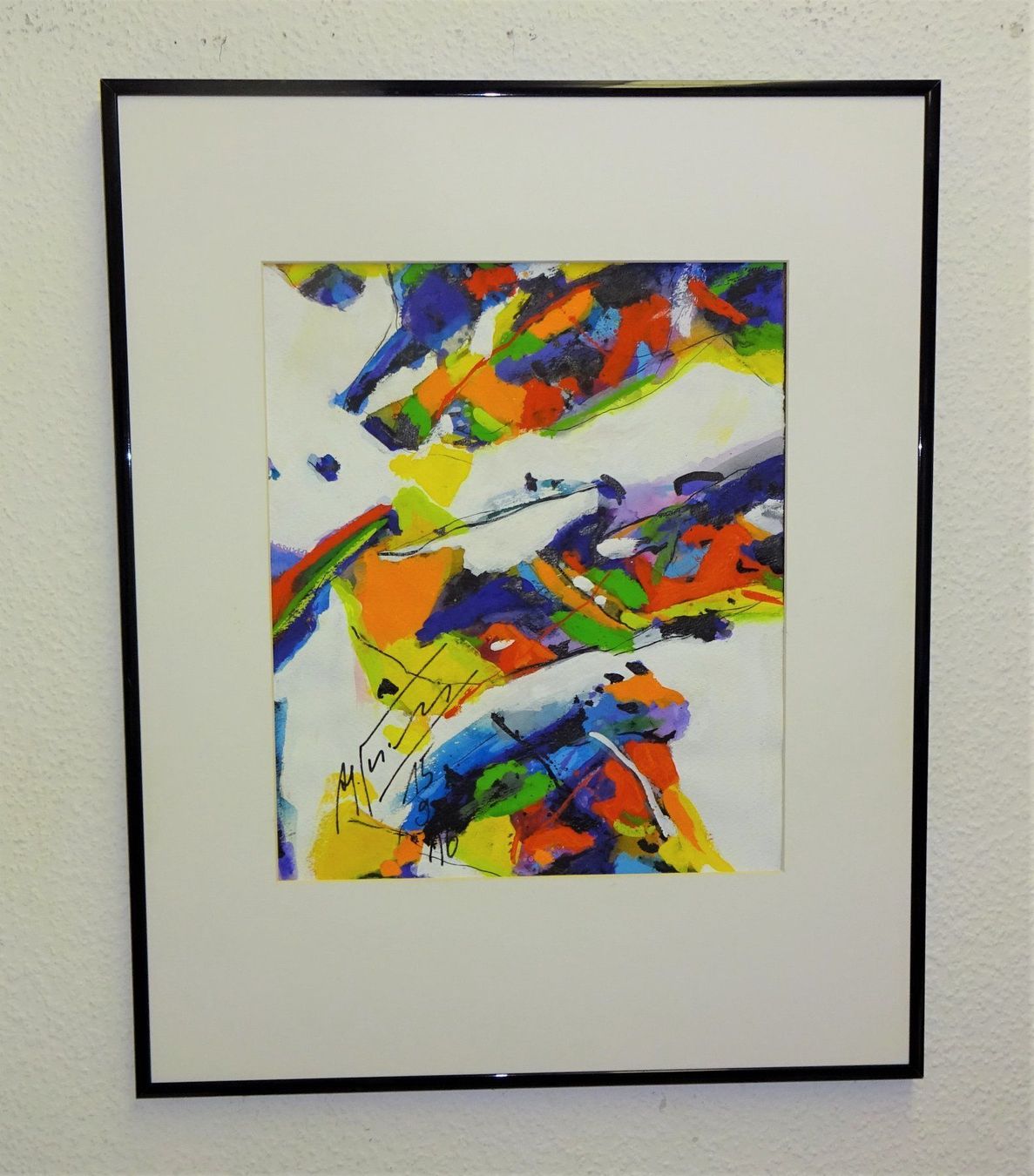 Gemälde: 6 Abstraktes Gouache Gemälde – Gebraucht aus Zürich von kunstkreis 1