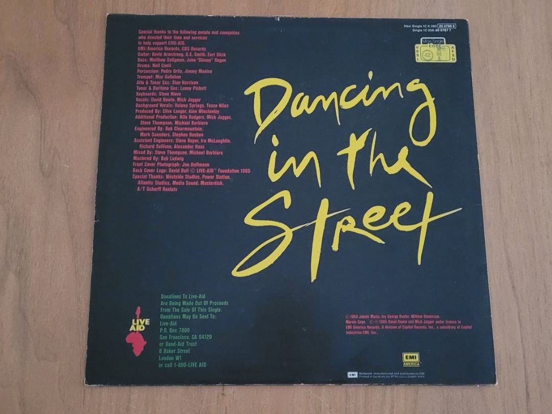 Schallplatten: Maxi David Bowie Mike Jagger – Gebraucht aus Martigny von MZ-67 1