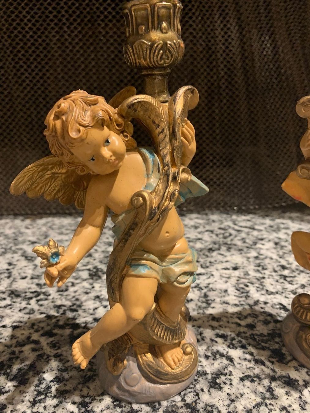 Portacandele: 2 pieces angel candle holder from ltaly – Usato da Nuerensdorf venduto da gokden1336 1