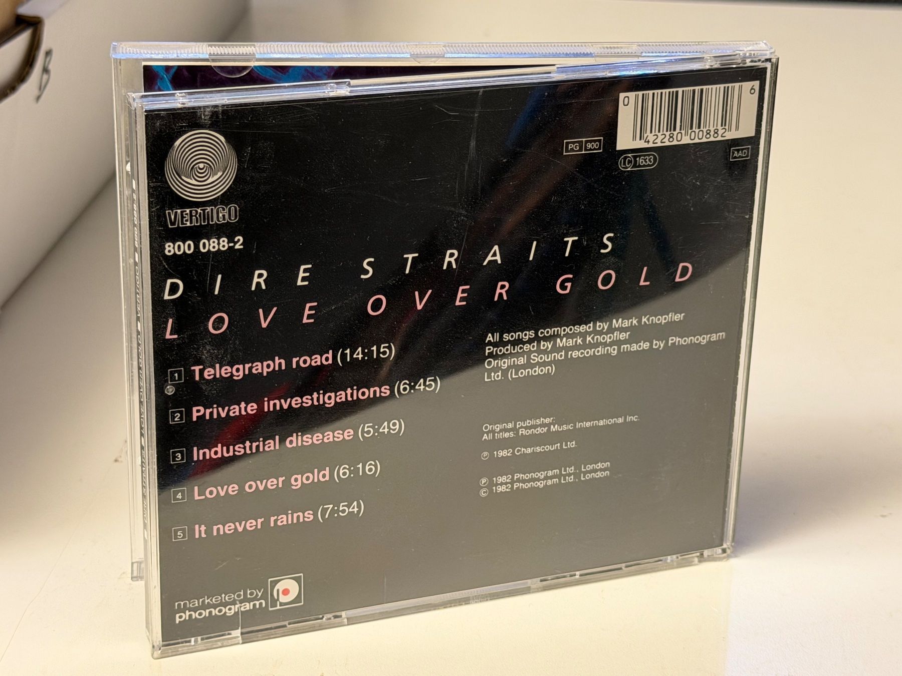 CD: Dire Straits - Love Over Gold - HB21D – Usato da Küsnacht ZH venduto da Jazztilldawn 1