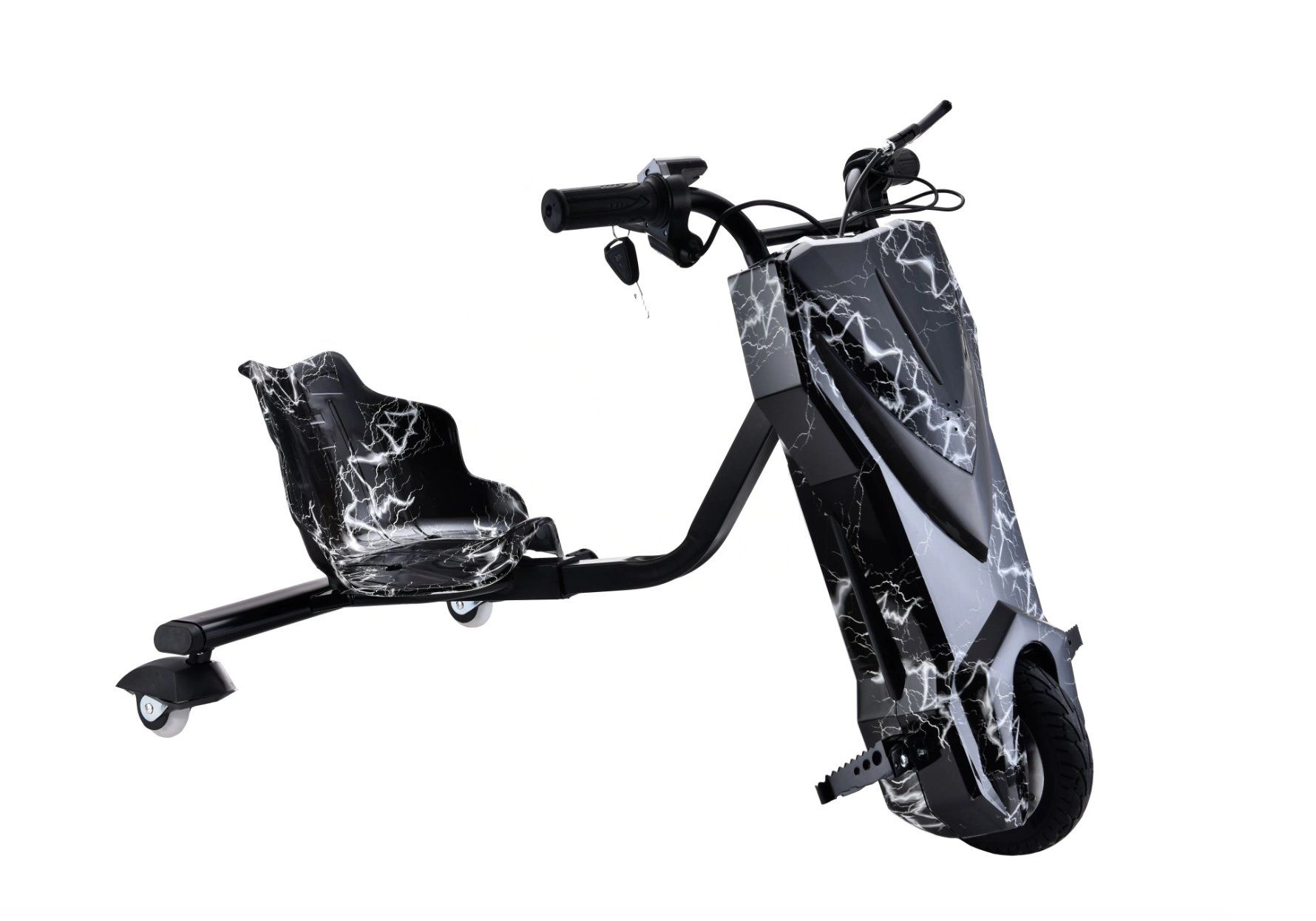 Minimotos: Drift Trike elektrisch schwarz - Gratis Versand – Neuf avec emballage d'origine à Kleinwangen par meinwarenkorb.ch 2