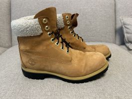 Timberland Stiefel gefüttert braun guter Zustand