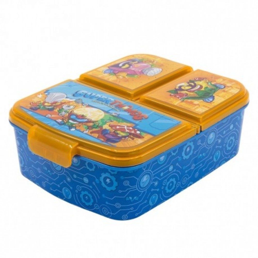 Disney Contenitori & Simili: Superthings Brotdose, Znüni-Box mit Fächern, Neu! – Nuovo e nell'imballaggio originale da Hinwil venduto da crn139