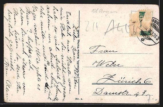 Cartoline postali: Regensberg, Totalansicht von Ferne auf O – Usato da Berlin venduto da bartko-reher 1