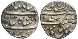 Indien, Mogulreich, Rupie AH 1166 (1754), Lahore