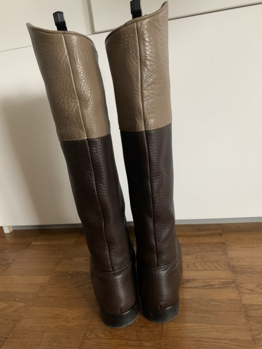 Scarpe da donna: Jil Sander leder stiefel – Usato da Zürich venduto da Nikuska32 1
