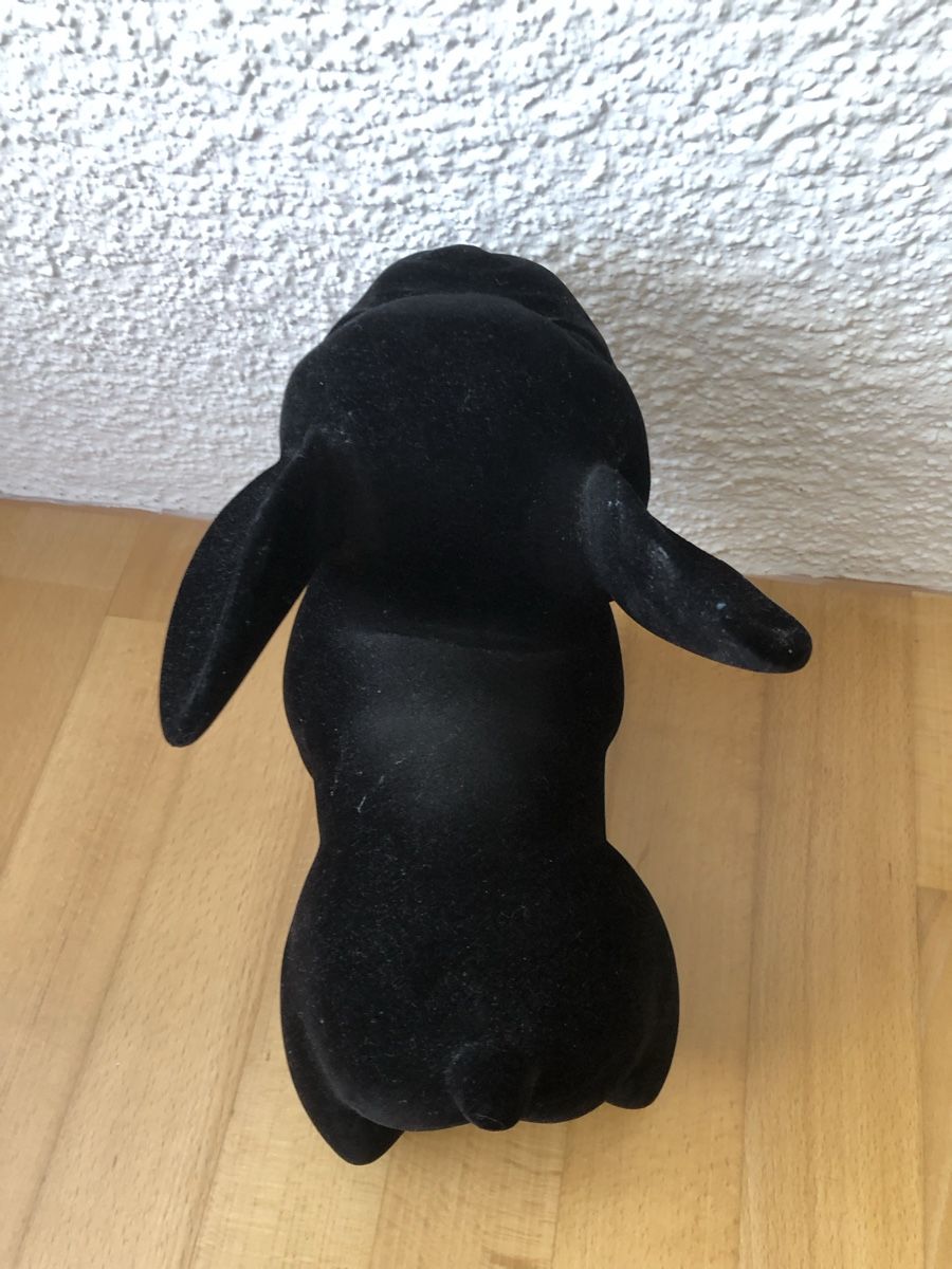 Tutte le decorazioni: Schwarzer Deko-Bulldoge, Samt – Usato da Worb venduto da Tyra07 3