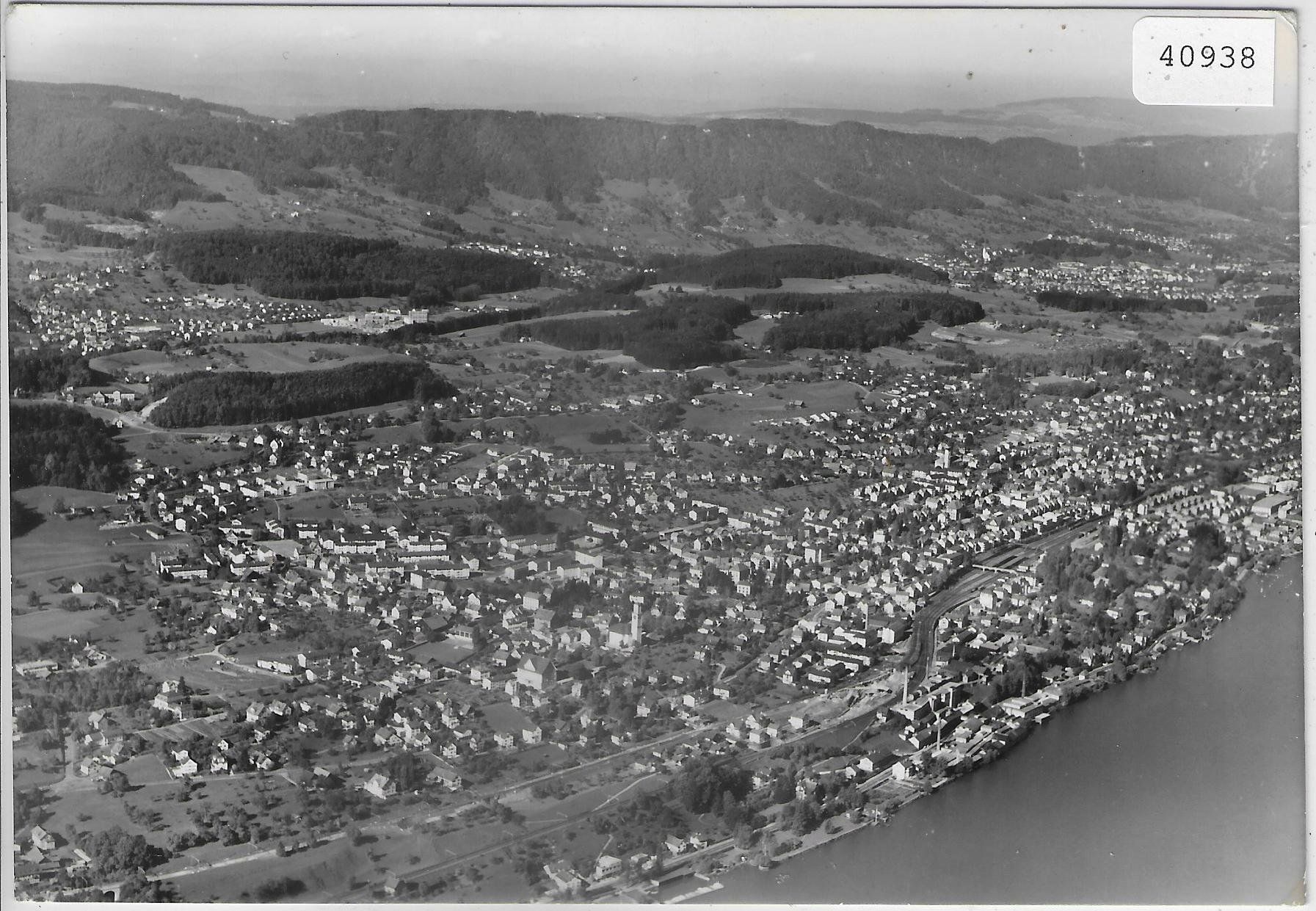 Cartoline postali: Flugaufnahme Thalwil ZH – Usato da Ettingen venduto da Kartenplanet