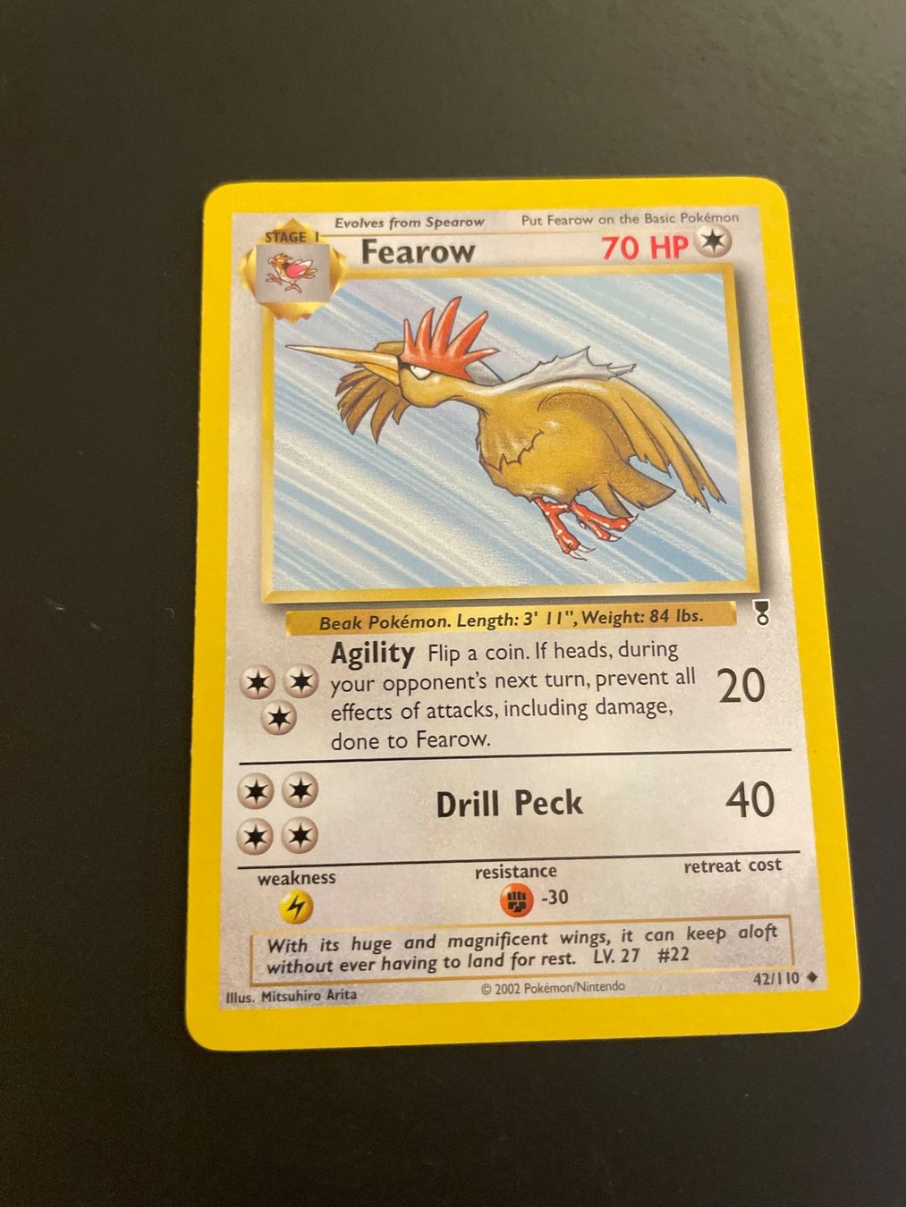 Pokémon Carte collezionabili: Fearow 42/110 Legendary Collection – Usato da Zürich venduto da pokemon_cards