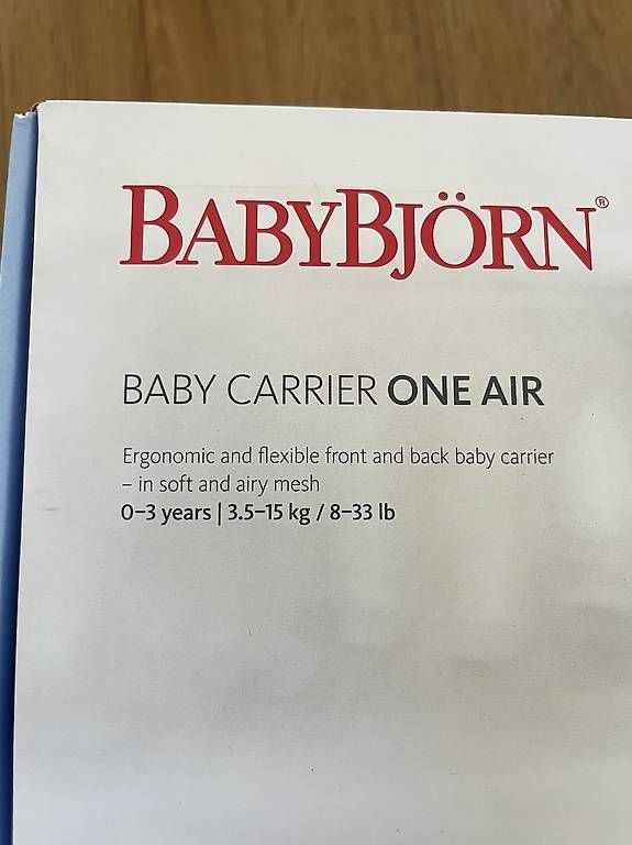Marsupi portabebè: BabyBjörn One Air, Navy blue – Usato da Obergösgen venduto da hufii 3