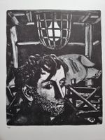 MAX HUNZIKER  ZINKÄTZE (LITHOGRAPHIE) NUMMERIERT