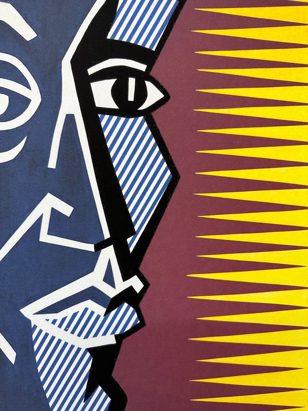 Dipinti: Roy Lichtenstein: Blue Head, POP ART 42/150 – Nuovo (secondo la descrizione) da Meilen venduto da Smgdesign 5