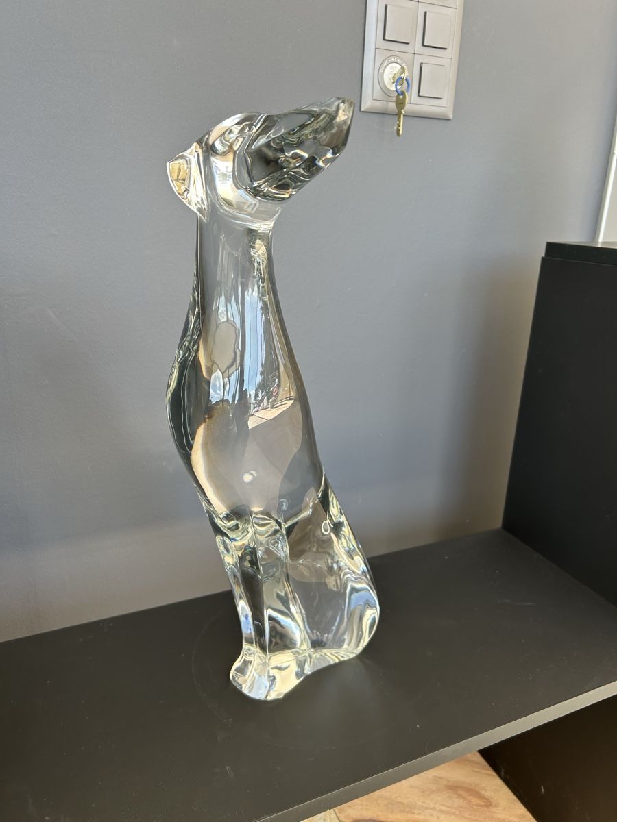 Lalique Statuette: Lévrier en cristal Baccarat – Nuovo (secondo la descrizione) da Châtillon FR venduto da xwillow