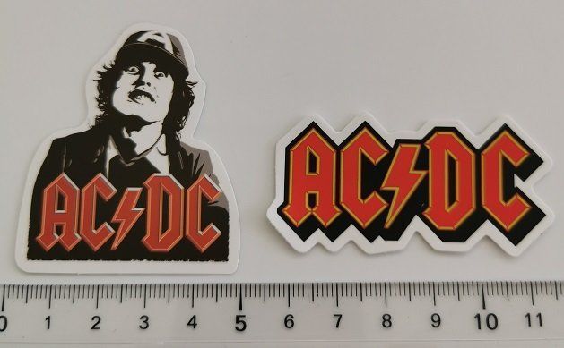AC/DC - 2 Sticker (Neu (gemäss Beschreibung)) in Wilen b. Wollerau für ...