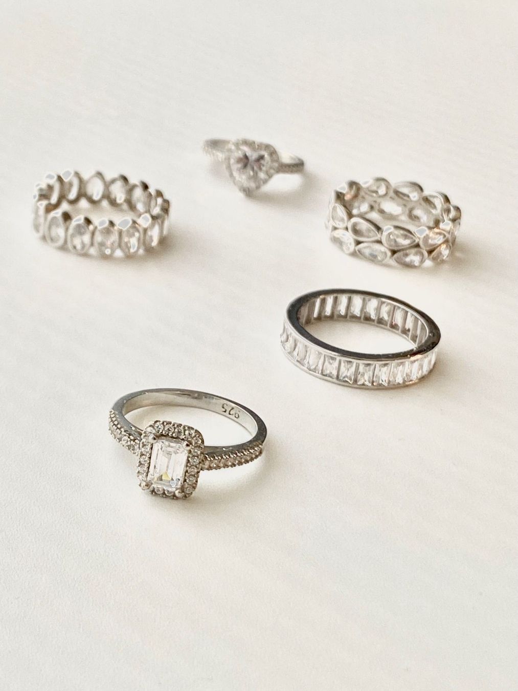 Anelli: Ring Zirkonia Eternity Statement breit oval 925 Silber 56 – Nuovo e nell'imballaggio originale da Zürich venduto da goldfisch.schmuck 6