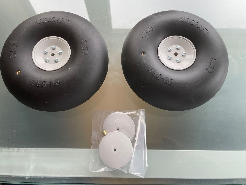 RC Flugzeug Räder 32mm - 4x PU Schaumräder Für Modellflugzeuge