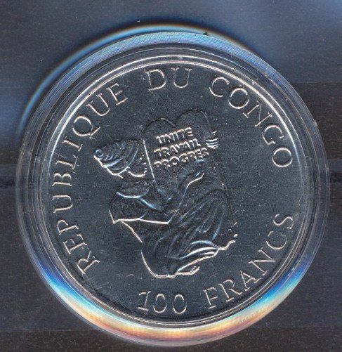 Tutti le monete: 1995 Republik Kongo, 100 Franc, "Junkers Ju 52" – Nuovo (secondo la descrizione) da Winterthur venduto da Zupogeru 1