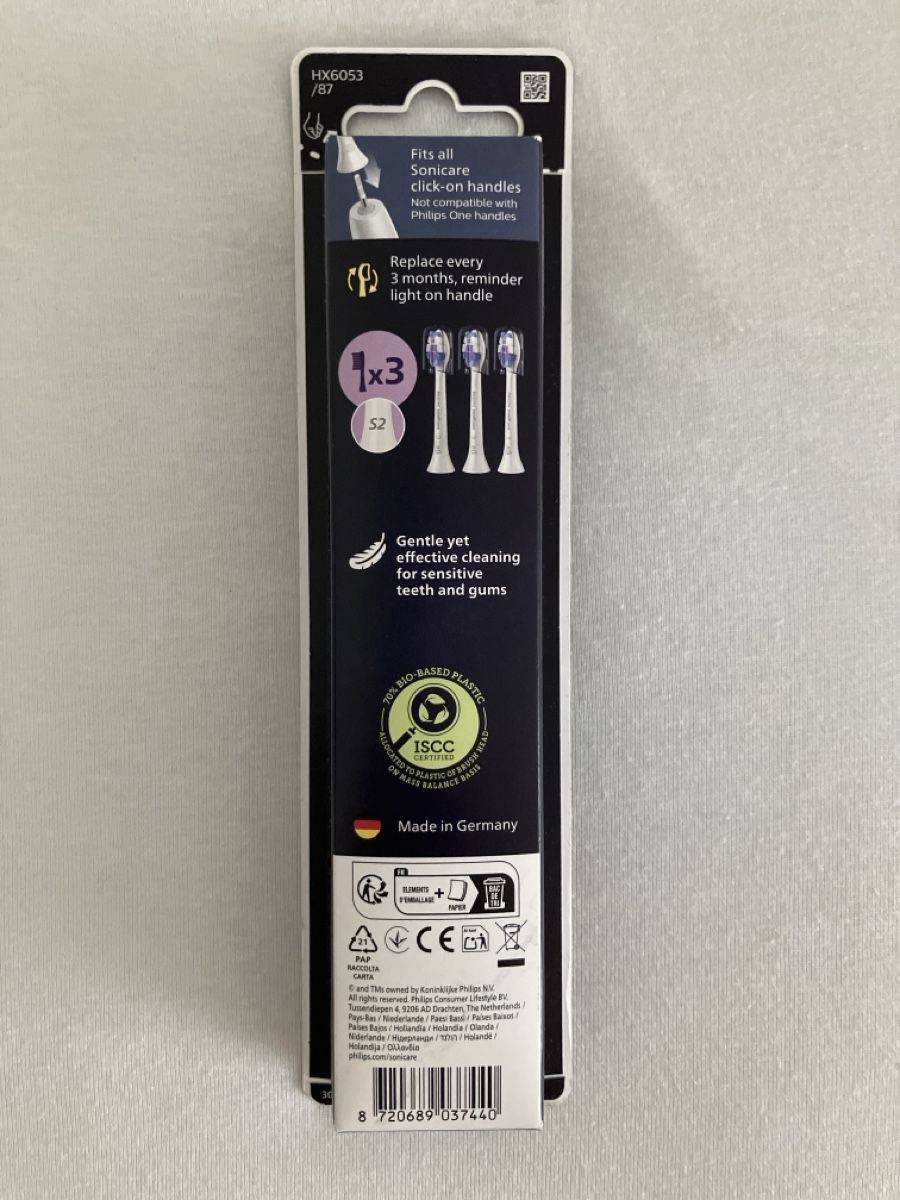 Sonstiges für Haushalt & Wohnen: Philips Sonicare S2 Sensitive Ersatzbuerstenkoepfe 3er Pack  – Neu und originalverpackt aus Liestal von Denise12345 1