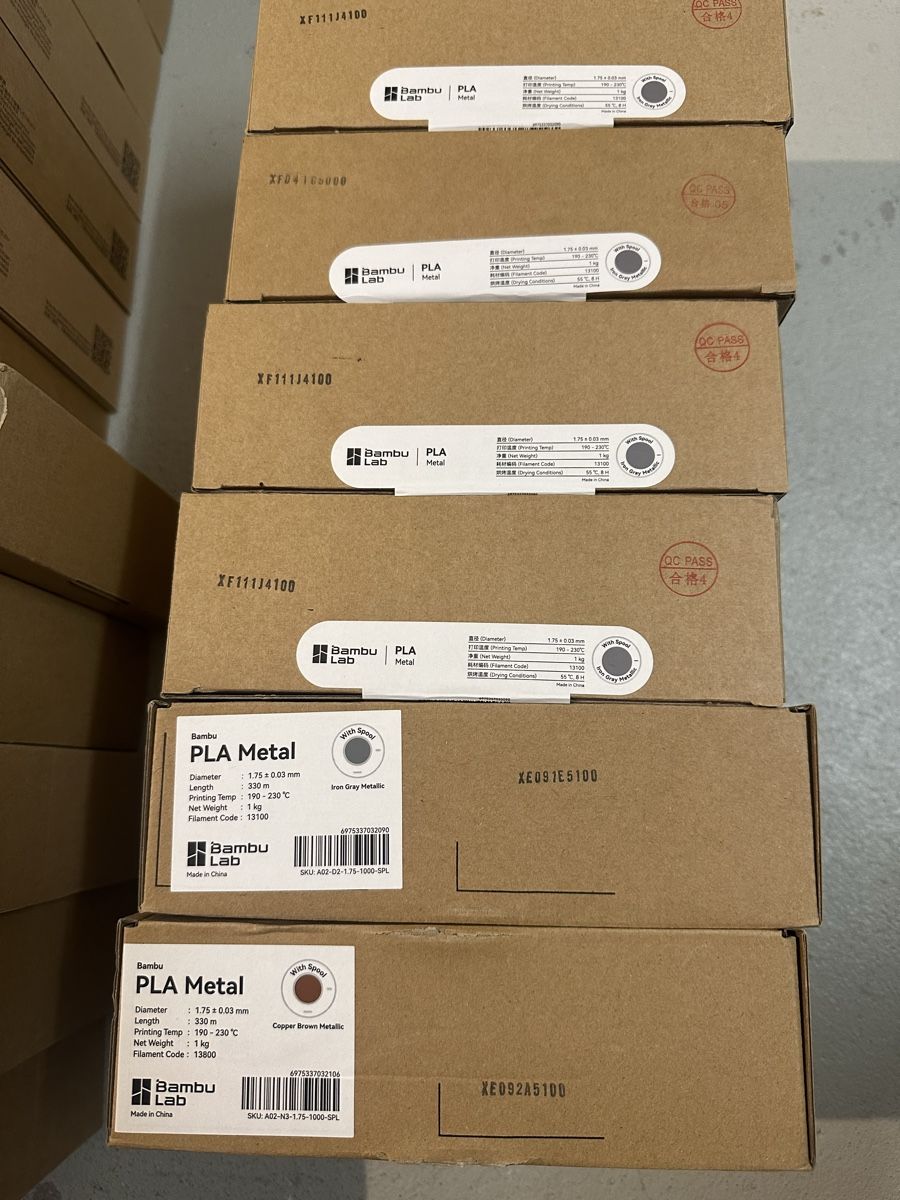 Bambu Lab 3D Drucker: PLA Metal Bambulab 1stk. – Neu und originalverpackt aus Schötz von EMTEC02