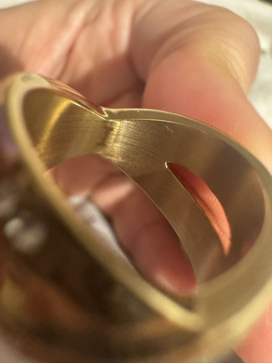Dyrberg/Kern Anelli: Bague Dryberg/Kern dorée, taille 1/51 – Nuovo (secondo la descrizione) da Meyrin venduto da mai_pl7s 4