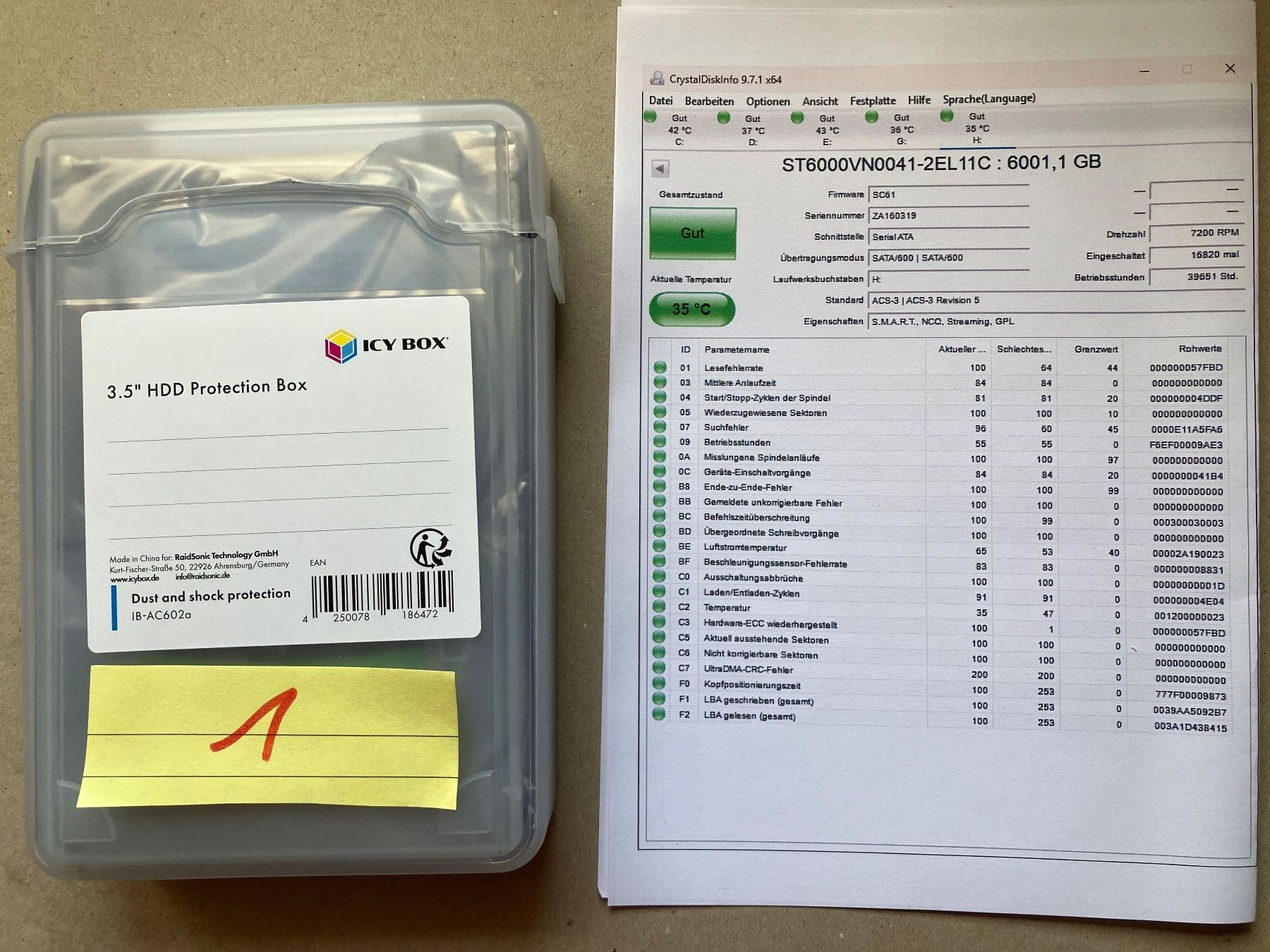 Seagate Dischi rigidi: 6TB HDD IronWolf (1) – Usato da Brunnen venduto da Obw16 1