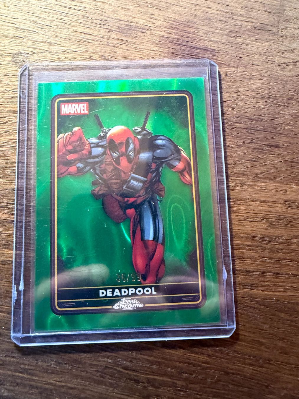 Topps Carte collezionabili: Topps Chrome Deadpool 2025 Green Refractor /99 – Nuovo (secondo la descrizione) da Goldach venduto da pipinio