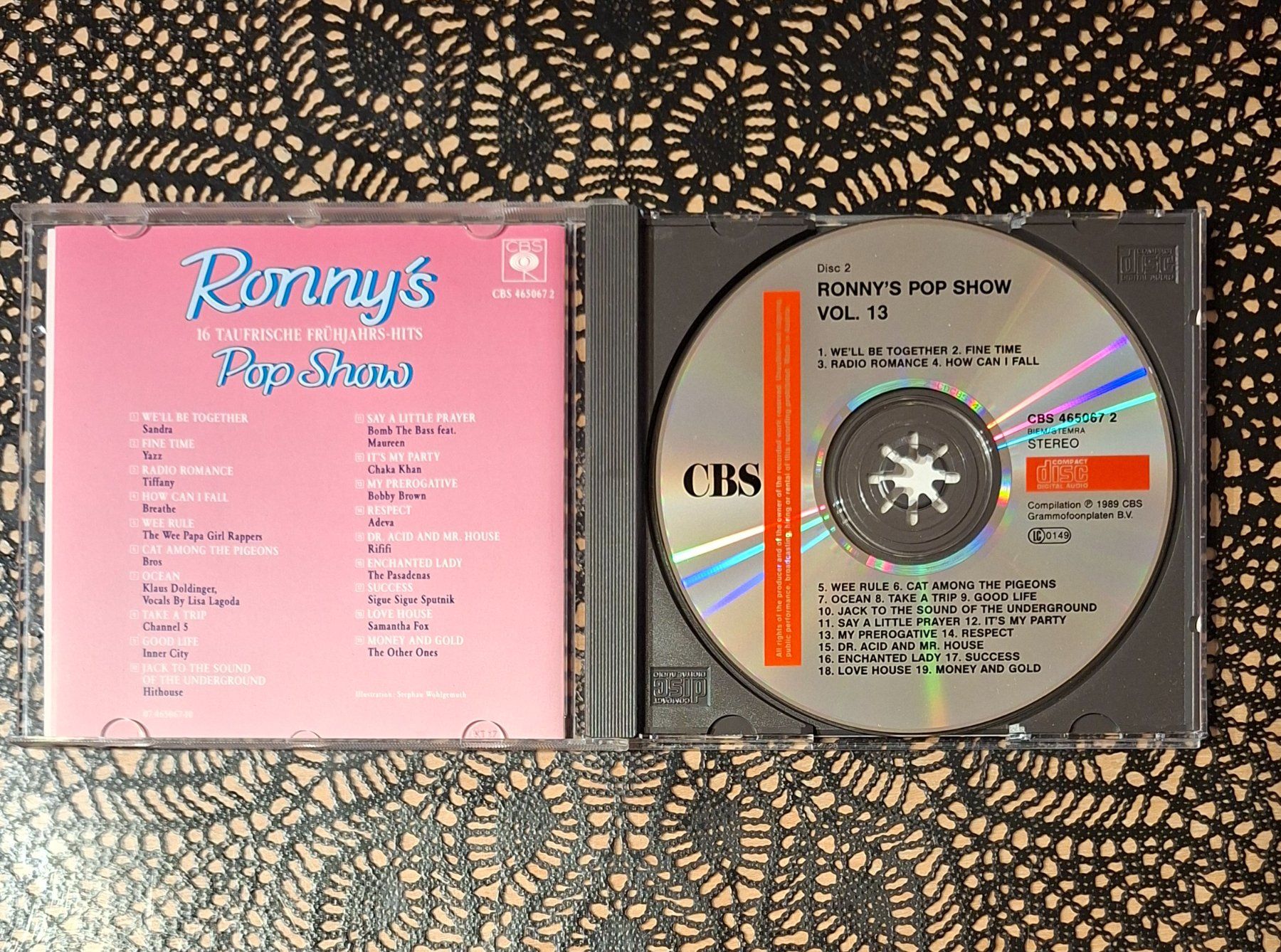 CD: Ronny's Pop Show 13 CD2, CD Hit Compilation Sampler 1989 – Usato da Amriswil venduto da Celini3 2