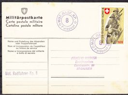 Militärpostkarte 2.Wk Mit Soldatenmarke