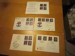 PP 1969 FDC Serien und PTT Blatt NUR 75 RP