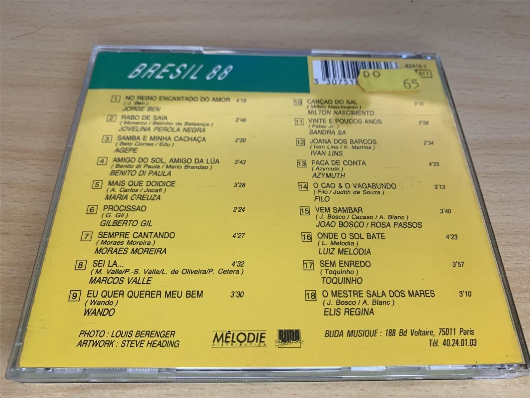 CD: Various Artists - Bresil 88 – Usato da Rikon im Tösstal venduto da Alpenmutz 1