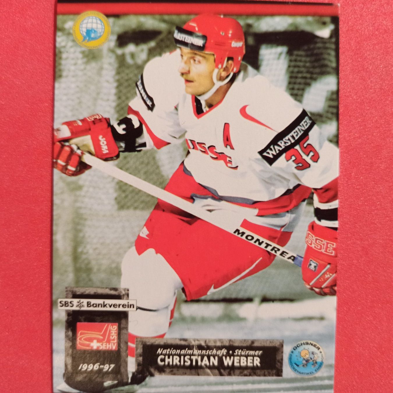 Sammelbilder & Trading cards: Christian Weber - Schweizer Nati Card - 1996/97 – Gebraucht aus Dübendorf von kb86_MOVIE
