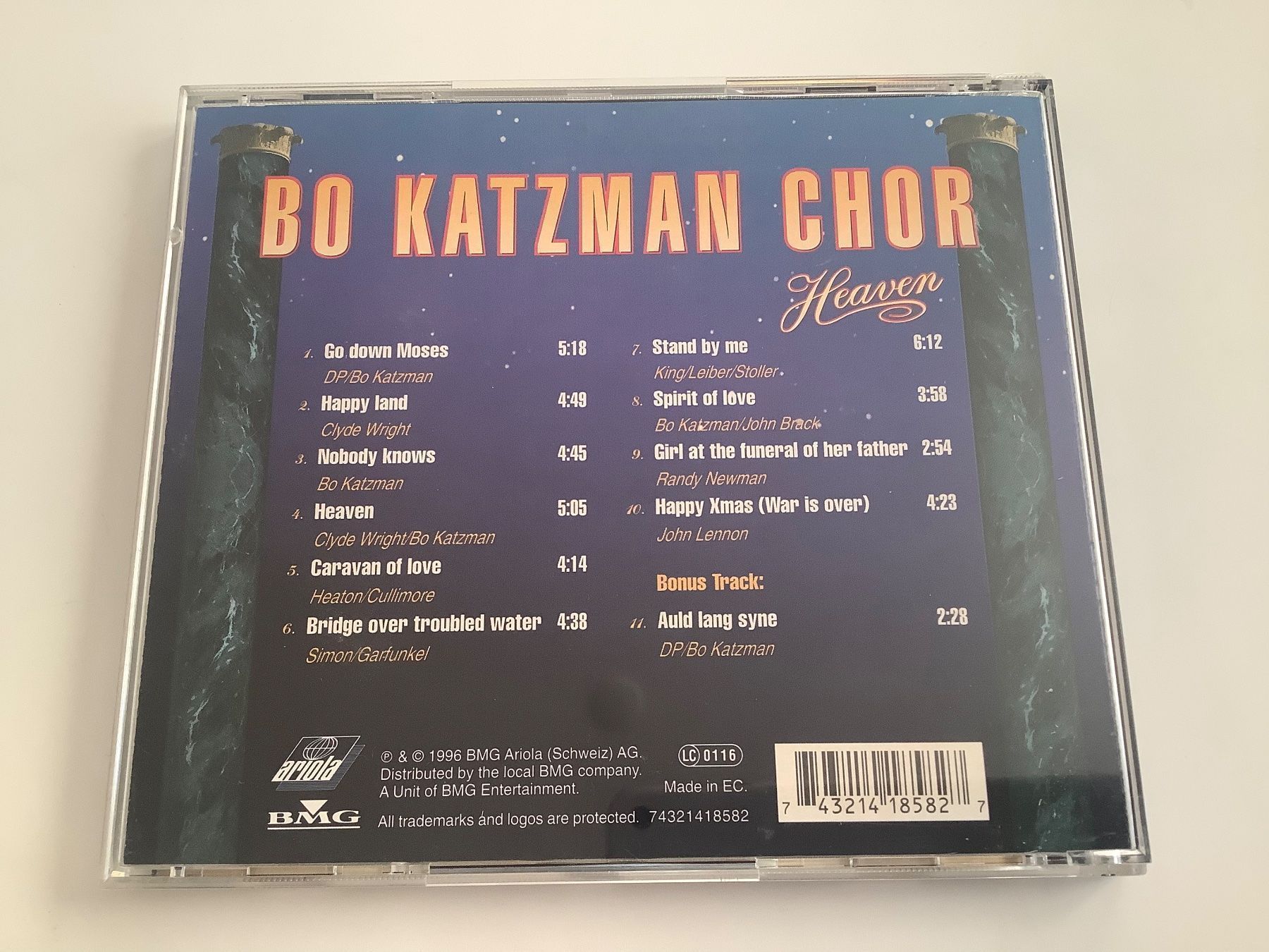 CDs: Bo Katzman Chor / Heaven / 1996 – Gebraucht aus Dübendorf von Shreck 1