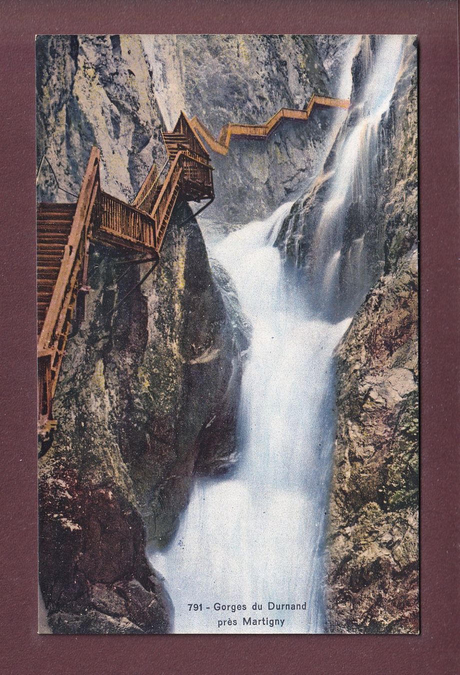 Cartes postales: GORGES DU DURNAND près Martigny – D'occasion à Pully par nicecards