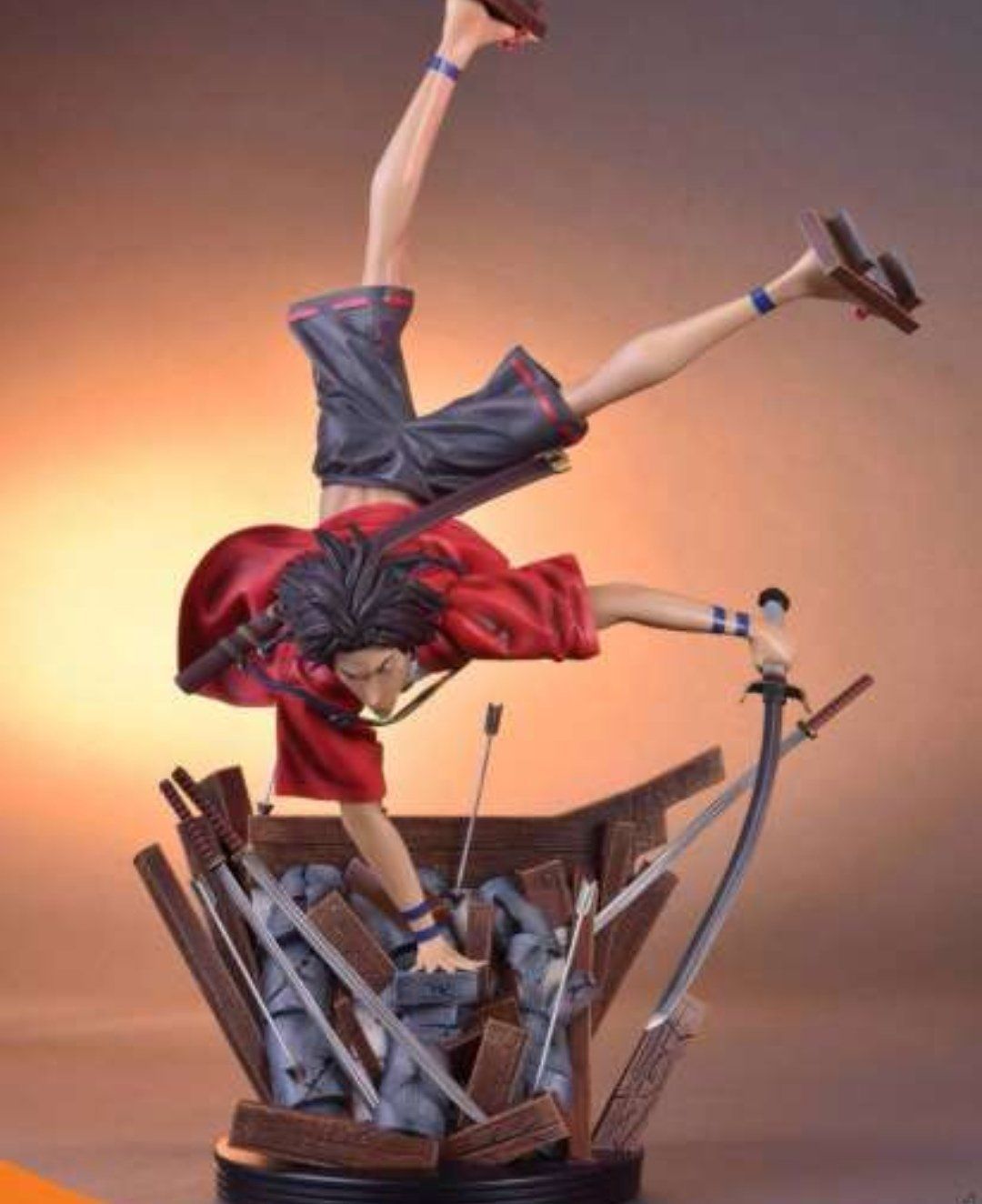 Sculture & Statue: Statue Mugen Samurai Champloo F4F – Nuovo e nell'imballaggio originale da Monthey venduto da Pitch187