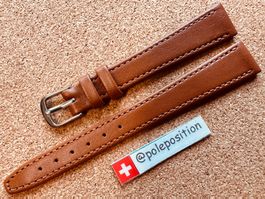 Tolles 14mm Marken Uhrenband, Uhrenarmband Leder, swissmade