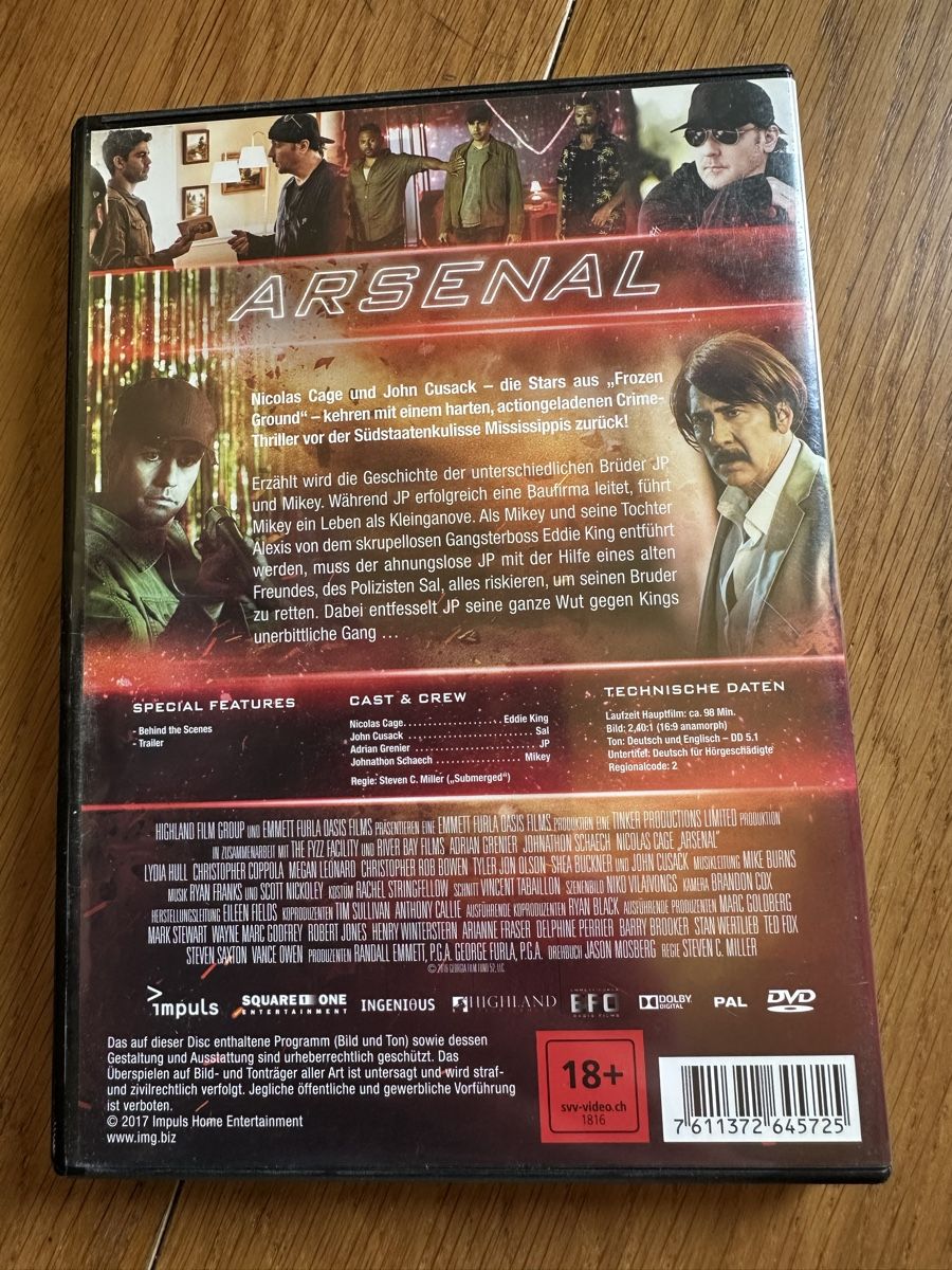 Tutti i DVDs: Arsenal, DVD ￼ – Usato da Benken ZH venduto da Audi-erich 1