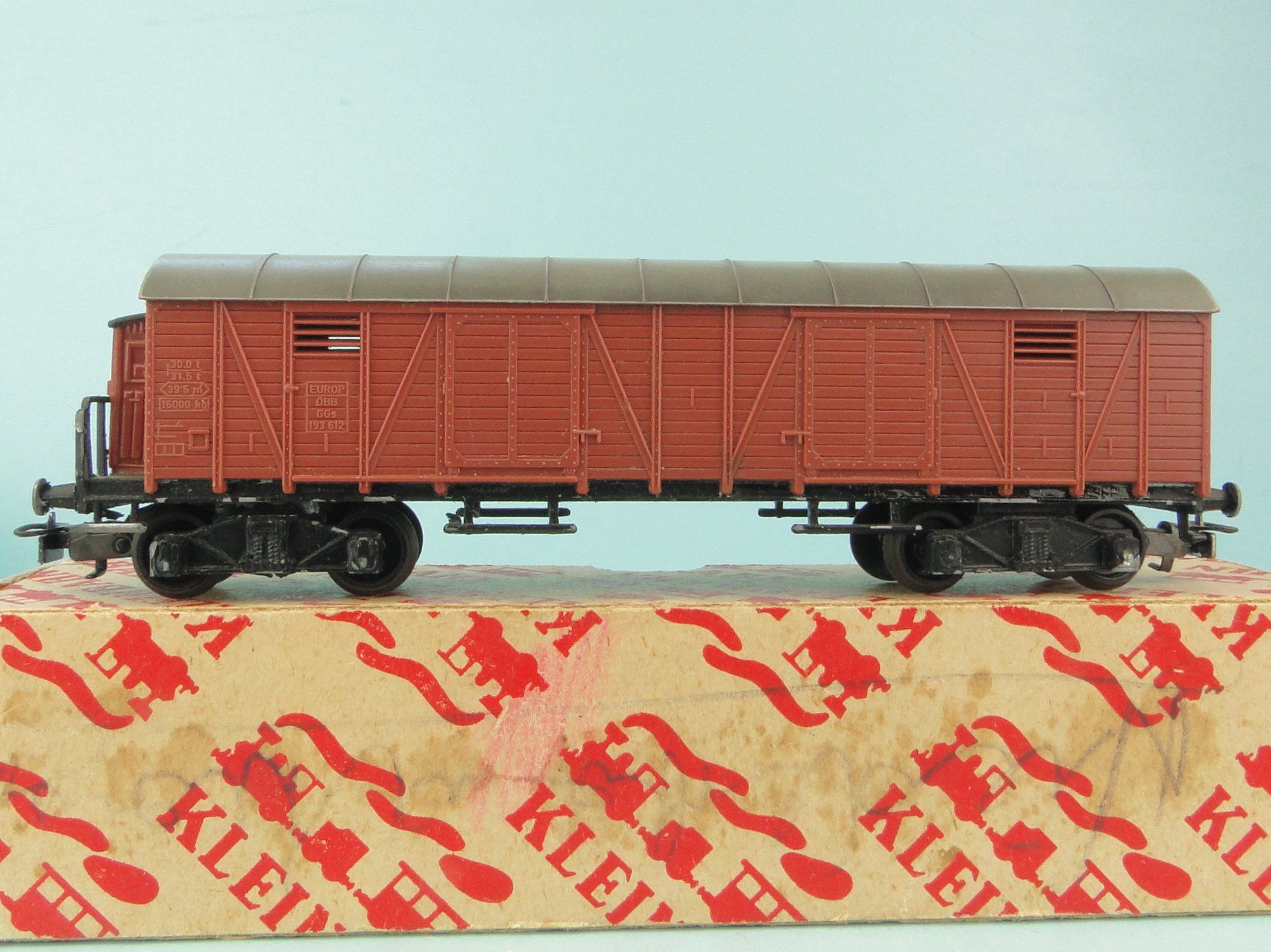 Kleinbahn Modellini di ferrovie: Kleinbahn H0 345 ÖBB Güterwagen – Usato da Bülach venduto da cann11 4