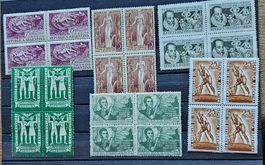 ARGENTINIEN ARGENTINA 4er-Bl. ** ~1947-48