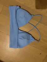 Blaues Bikini Top