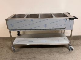 HUPFER Speisenausgabewagen SPA/EB-4 beheizbar 2800W 4 Becken