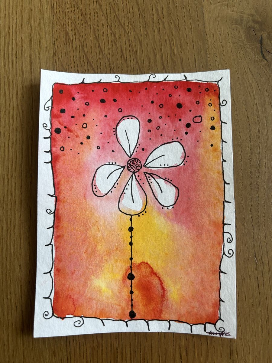 Karten: Karte Blume – Gebraucht aus Schöftland von DesignbyNaja