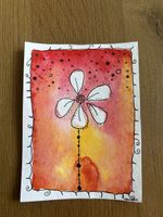 Karte Blume