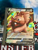 Pokémon Karte / Greedent V (SHF 53) / Ultra Rare / Englisch