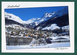 Leukerbad / Loèche les-Bains, 1996, gelaufen, Grossformat