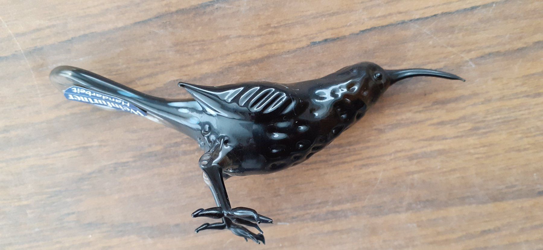 Statuette: Glasfigur antik - Krähe – Usato da Mörschwil venduto da antiksalon 2