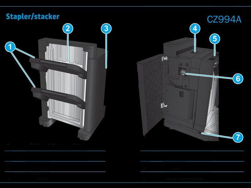 Hewlett Packard Drucker: HP LaserJet Finisher/Stapler/Stacker (A2W80A) – Gebraucht aus Bern von Sakhr 2