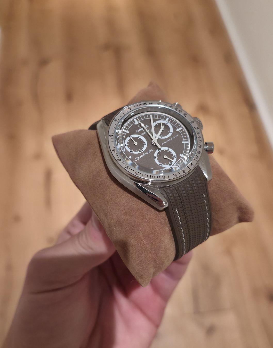 Omega Uhren: Exklusiver MoonSwatch MOD: Edelstahl & Saphirglas – Neu (gemäss Beschreibung) aus Birrhard von zin_26cw