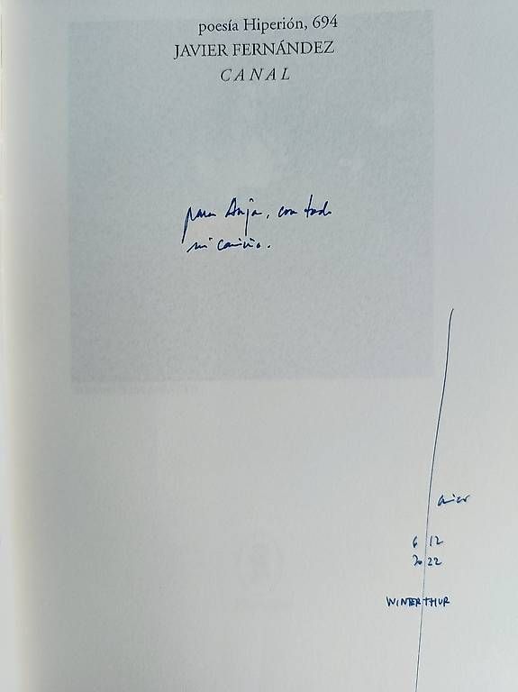Libri: Canal - Javier Fernandez – Usato da Winterthur venduto da anja_vlb 1